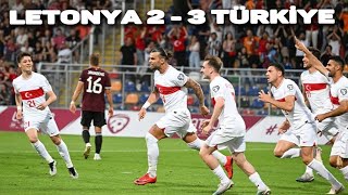 Özet I Letonya 23 Türkiye I 2024 Avrupa Şampiyonası Elemeleri [upl. by Rebba109]