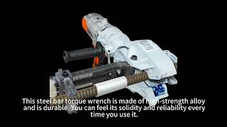 Electric steel bar torque wrench durable labor saving and efficient [upl. by Inttirb749]