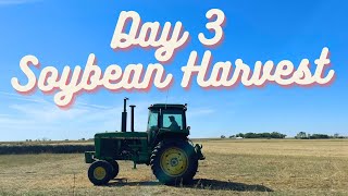 SOYBEAN HARVEST Day 3 SNEAK PEEK AT THE END [upl. by Carilyn95]