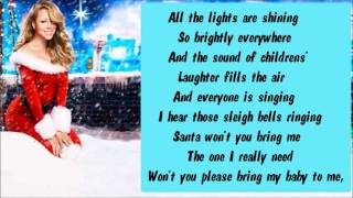 Mariah Carey  All I Want For Christmas Is You Extra Festive  Lyrics [upl. by Gaidano]