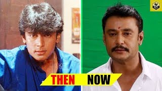 Challenging Star Darshan Then amp Now Photos  Top Kannada Actor  Before After  Darshan Rare Pics [upl. by Love]