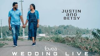 JUSTIN  BETSY  Wedding Live Stream [upl. by Suhploda446]