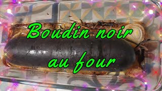 Boudin noir au four Black pudding in the oven [upl. by Atenek]