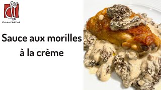 Sauce aux morilles à la crème [upl. by Nylkoorb]