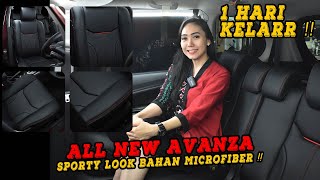 Toyota Avanza Sporty Look Bahan Microfiber ⁉️ classic 1 interior [upl. by Sumaes]