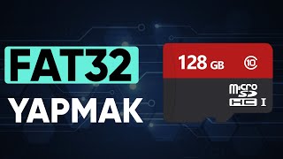 128 GB NTFS SD Kartı FAT32ye Nasıl Dönüştürülür [upl. by Moise]