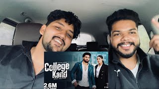 College Kand  Masoom Sharma  NCR Boyz  New Haryanvi Song Reaction [upl. by Rolyat]