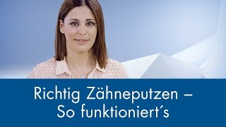 Richtig Zähneputzen  So funktioniert´s [upl. by Llerrah162]