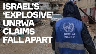 No Evidence For Israels Claims Against UN Palestinian Agency UNRWA [upl. by Harwin]