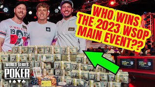 WSOP Main Event 2023 Final Table Extended Highlights 3 Players to Champion [upl. by Kcaj]