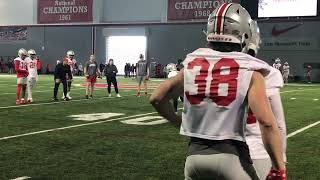 Ohio State defensive drills on Day 2 of spring practice [upl. by Sukramed]