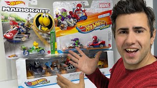 Hot Wheels Mario Kart ve Racer Verse arabalarını inceledim [upl. by Atiuqer253]