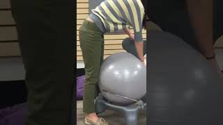 GAIAM BALANCE BALL CHAIR [upl. by Yancy]