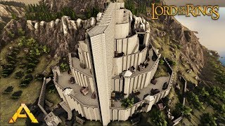 Ark Survival Evolved  Minas Tirith from the Lord of the Rings Speed Build [upl. by Zack]