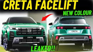 Creta Facelift New Colour Leaked creta facelift 2024 creta facelift creta 2024 creta price [upl. by Kaitlynn409]