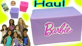 Giant Box of Barbie Dolls Quinceañera Pool Chic Festival  More [upl. by Ashatan]