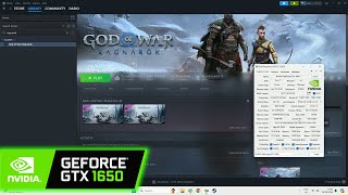 God of War Ragnarok on GTX 1650 [upl. by Drannek]