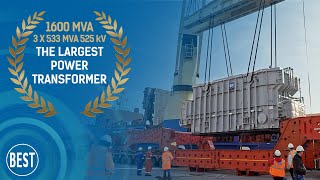 Best Transformer  533MVA THE LARGEST POWER TRANSFORMER [upl. by Idel]