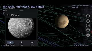 Saturn Titan Mimas Celestia Planets Rigs Aroung Saturn Objects Speanktular Android iOS Gameplay Ring [upl. by Shapiro]