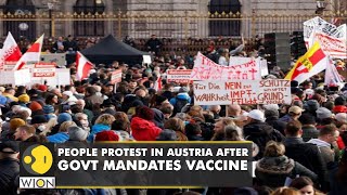 Europe Protests against vaccine mandate  Omicron  New Variant  Covid19 Corona  English News [upl. by Akihsat194]