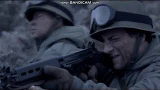 Argentine Falklands War Movie  Tumbledown Combat Scene [upl. by Senzer]