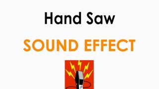 Hand Saw Sound Effect  Sawing wood sound effect ♪ [upl. by Jaymee]