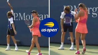 Paula Badosa deletes Stefanos Tsitsipas post after boyfriends angry US Open outburst  Tennis News [upl. by Aihsei]