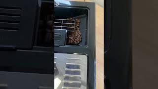 Delonghi Eletta Cappuccino How to Add Coffee Beans☕ [upl. by Fredia341]