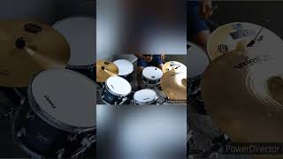 Tinie Tempah ft Eric Turner  Written In The Stars drum clip shorts drums drummer drumcover [upl. by Kcirret]