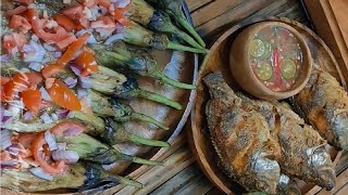 Pritong Tilapia at Ensaladang Talong [upl. by Barbabra]