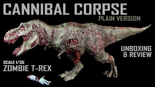 Rebor ™ Cannibal Corpse  Zombie TRex  Tyrannosaurus Rex  Plain Version  Unboxing amp Review [upl. by Arbmahs]