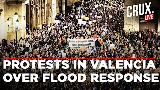 Spain Floods 2024  Thousands Protest In Valencia Over Handling Of Floods Which Killed Over 200 [upl. by Iv575]