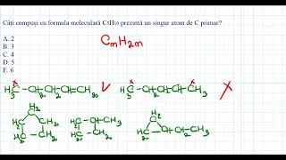 GRILE  Izomeri  Formulă generală Alchene și Cicloalcani [upl. by Purdum510]
