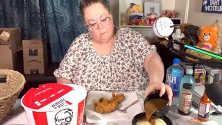 ASMR KFC Mukbang [upl. by Lehcsreh]