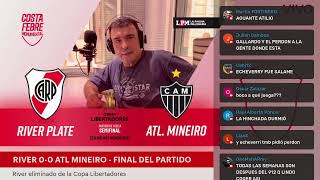 RIVER VS Atl Mineiro  EN VIVO  Semifinal vuelta  Copa Libertadores  Relata Lito Costa Febre [upl. by Rambert]