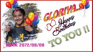 Happy birthday to Gloriya 2081 [upl. by Zetrom86]