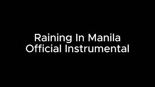 Raining In Manila  Official Karaoke [upl. by Rebel]