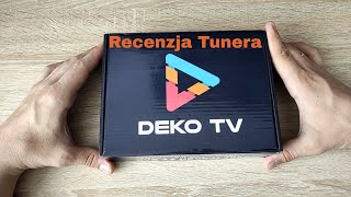 DEKO TV PRO HEVC H265 DVBT2  Recenzja i prezentacja tunera DVBT2 [upl. by Andel]