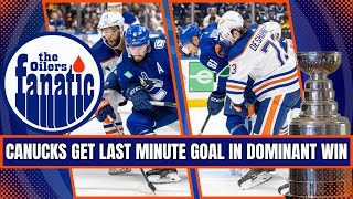 Canucks TAKE Game 5 With LAST MINUTE Goal In Dominant Win Over Edmonton Oilers [upl. by Kallman]