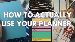 How to Use a Planner Plan Your Week First Full Focus Planner [upl. by Richel322]