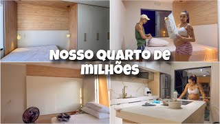 NOSSO QUARTO ESTÁ PERFEITO  COLOCOU OS PENDENTES E PUXADORES  PIQUE DE LIMPEZA [upl. by Bilow]