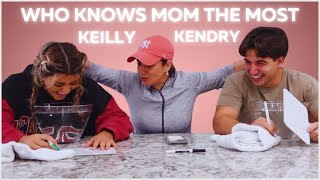 WHO KNOWS MOM THE MOST Keilly VS KendryChallenge [upl. by Denby]