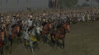 636 Battle of Yarmouk  Total War Historical Reenactment [upl. by Arahsit267]