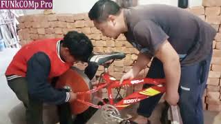 Shna STATiON BiCYCLE ha ing DiY bicycle viralvideo meghalaya nongstoin shillong stationbicycle [upl. by Aniela]