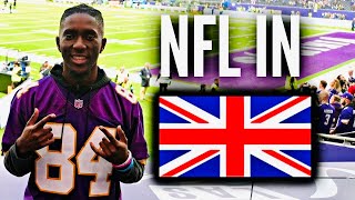 The NFL Experience in LONDON NFL UK Vlog Jets vs Vikings [upl. by Anahsirk779]