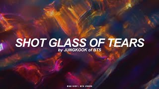 Shot Glass of Tears  Jungkook BTS  방탄소년단 Lyrics [upl. by Orfinger]