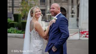 Al and Natasha Wedding day George Square Glasgow 11112024 [upl. by Zap]