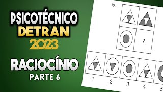 PSICOTÉCNICO DETRAN 2023  RACIOCÍNIO parte 6 [upl. by Hsinam173]