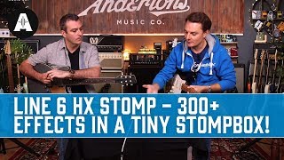 Line 6 HX Stomp  300 Helix effects in a tiny stomp box [upl. by Arvad]