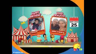 Kushi TV Birthday Wishes  November 25th 2024 Birthday Wishes Video  25112024 [upl. by Dougy151]